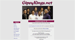 Desktop Screenshot of gipsykings.net